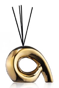 Picture of Mod Floral Scent Diffuser Gardenia Scent Gold